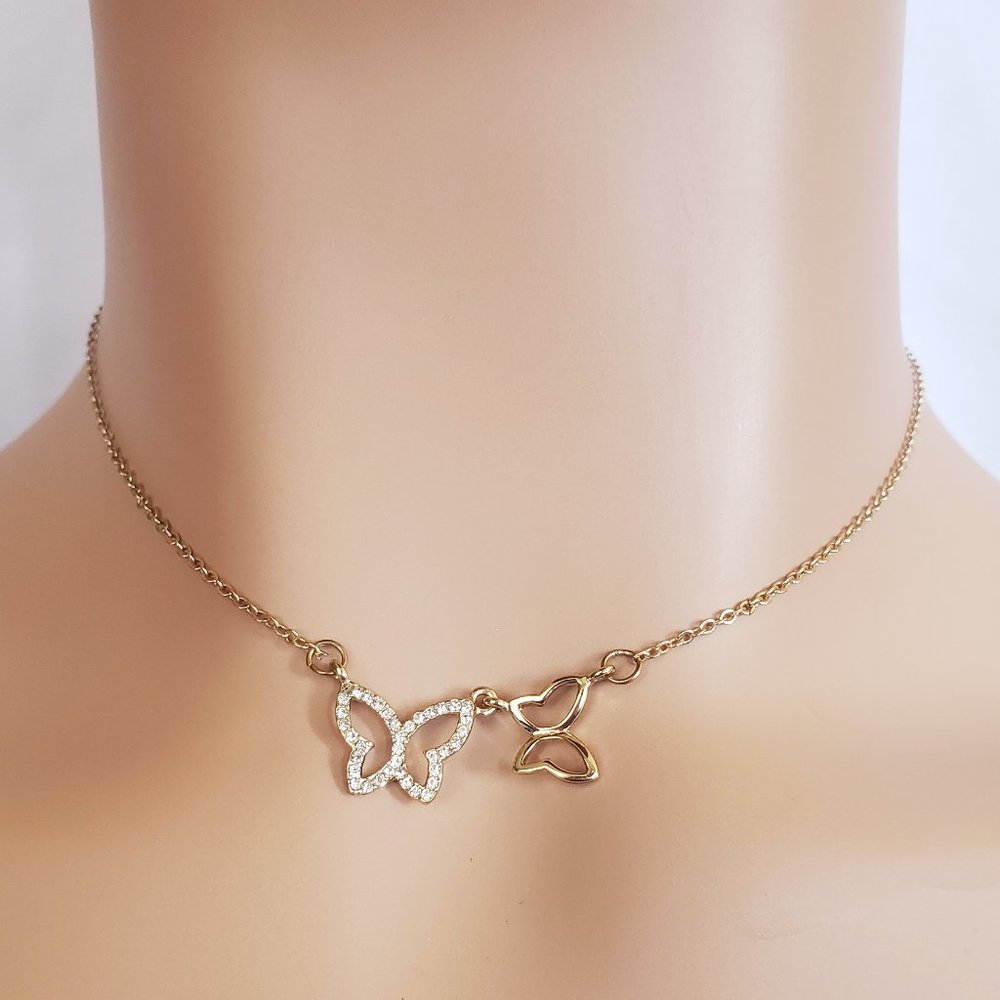 Butterfly Gold Necklace